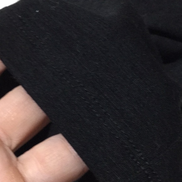 DKNY MEDIUM deep black wool spandex legging s worn once euc stretchy - Picture 4 of 5